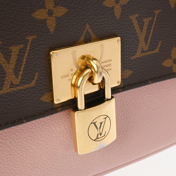 Louis Vuitton Monogram Marignan Rose Pink Poudre 2way Handbag - Picture 9 of 11